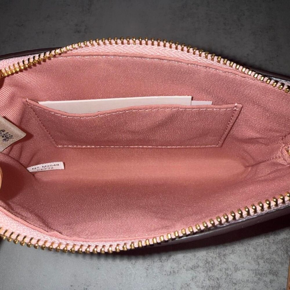Powder Pink Coach wristlet - Picture 2 of 6